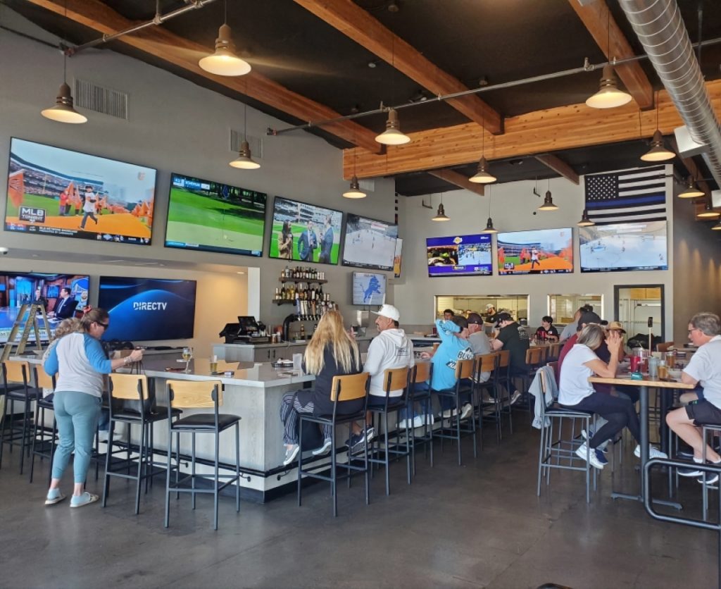 HomePhotos (1) Commercial TV wall installed by Sky Tech Communications in a Southern California sports bar